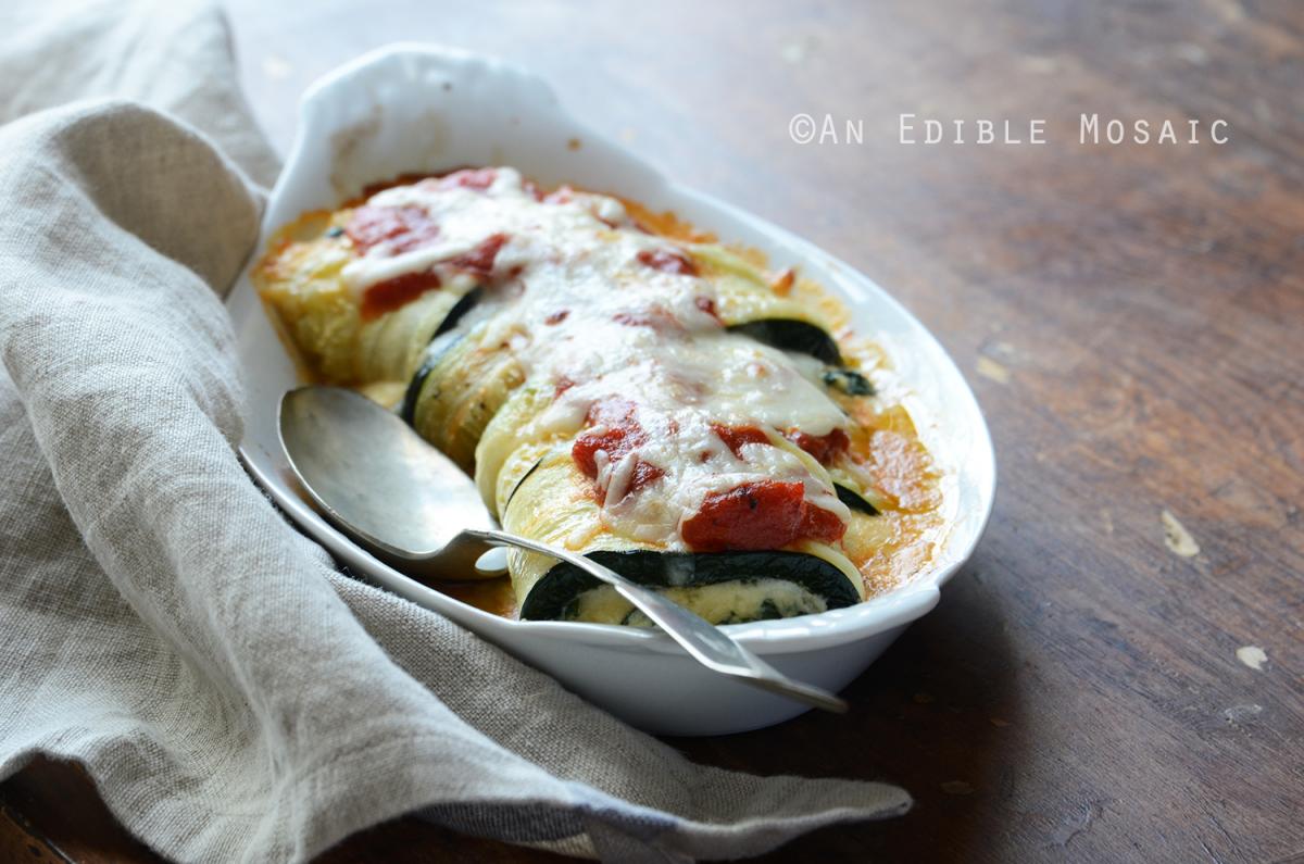 Cheesy Green Zucchini Rollatini Earthbound Farm